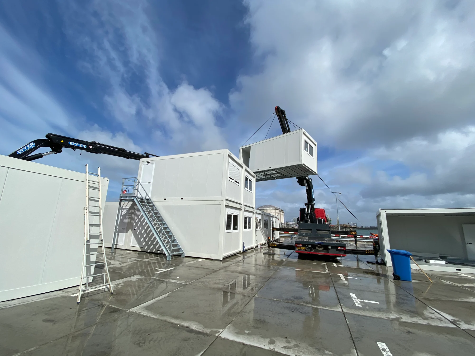 Modulair kantoorgebouw op twee verdiepingen in Antwerpen — foto 3