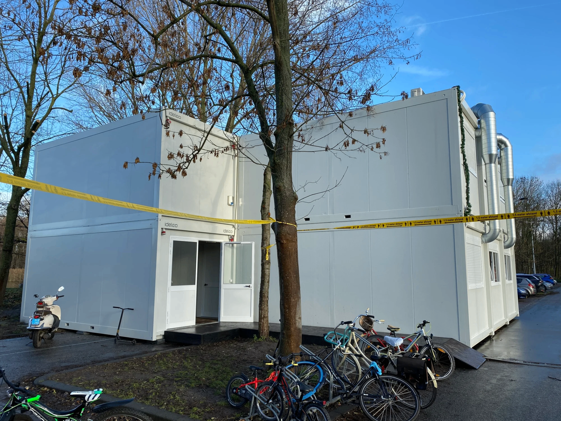 Modulaire klaslokalen voor een school in Nederland — realisatie met modulaire units van Idelco