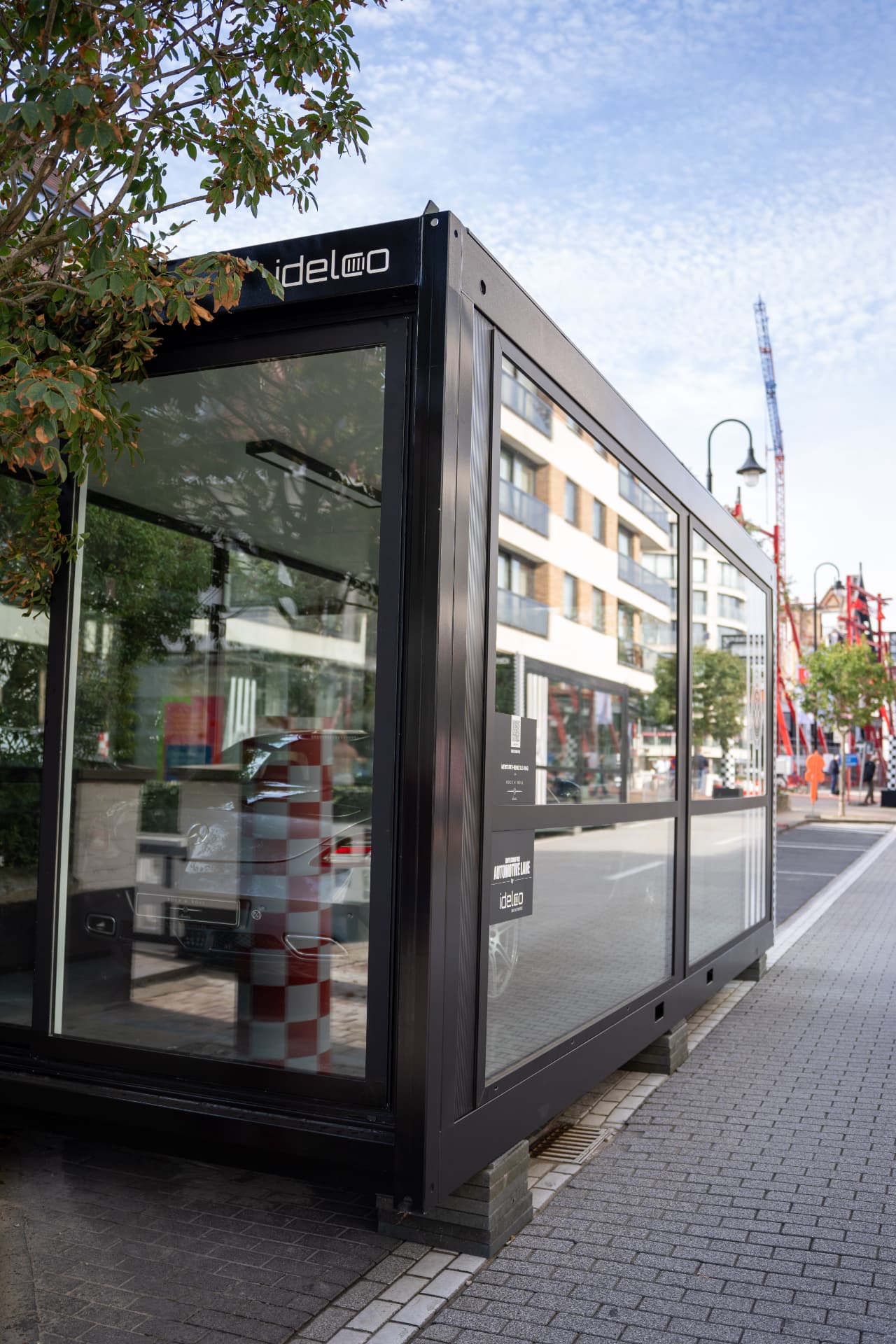 Temporäre Ausstellungseinheiten von Idelco in Knokke