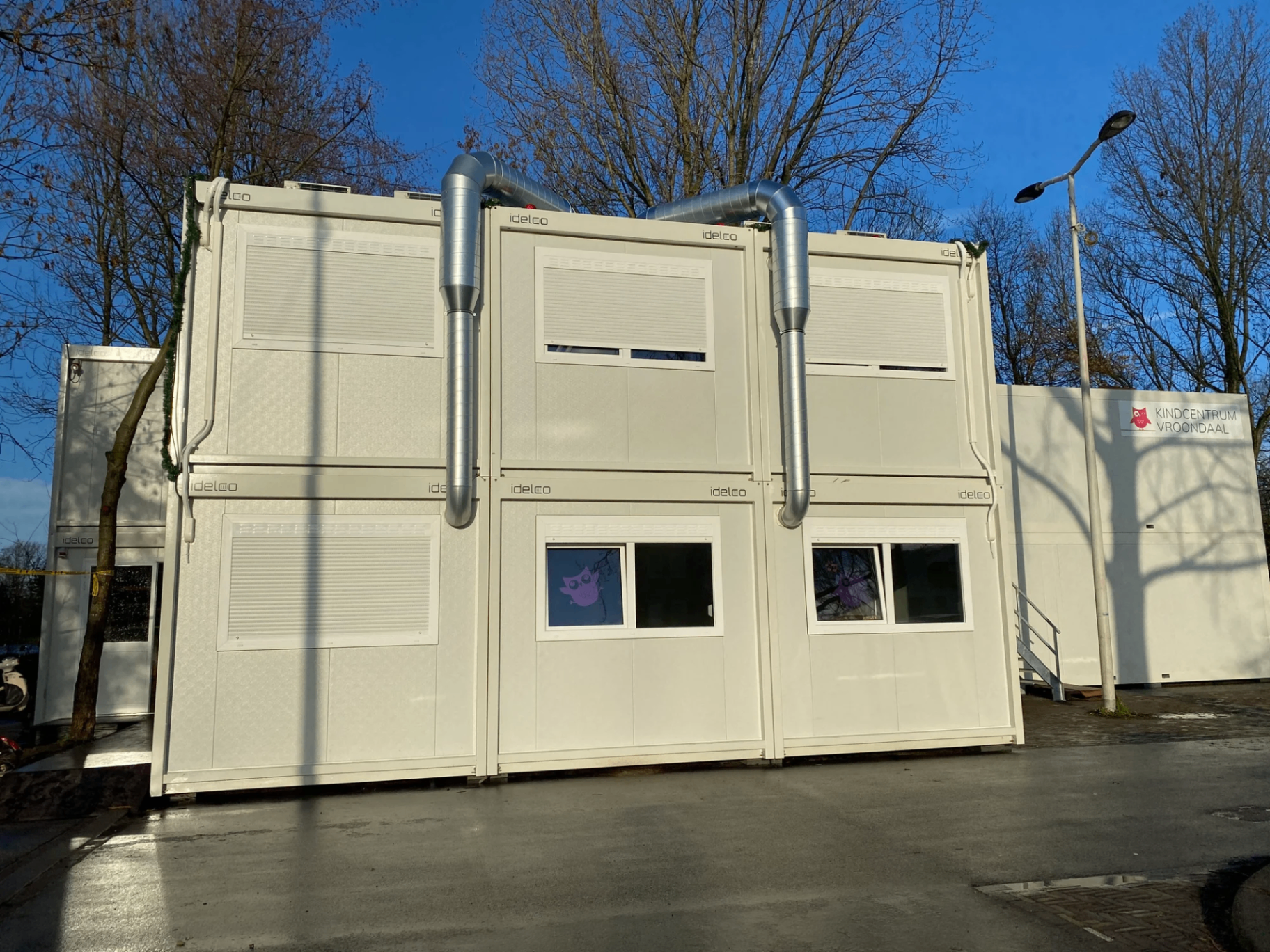 Modulaire klaslokalen voor een school in Nederland — foto 3