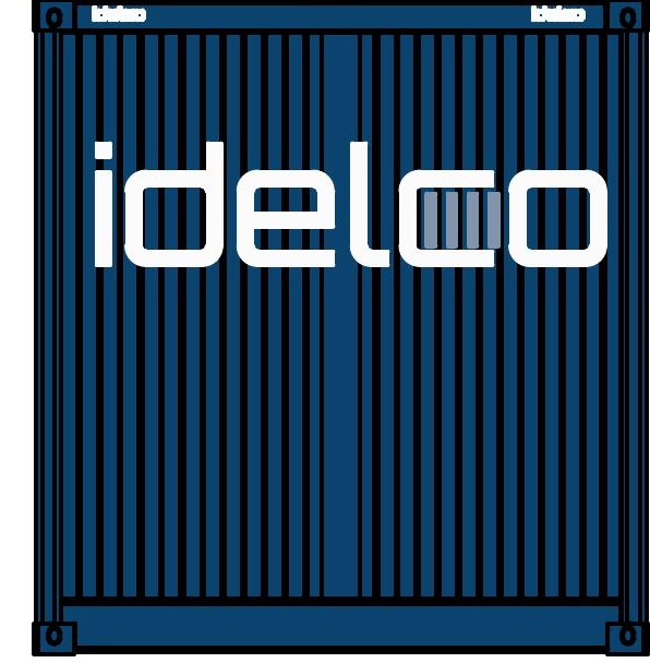 Technische Ansicht des Idelco Seecontainers mit 20 Fuß